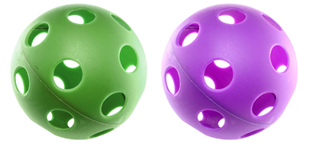 Photo of green and purple ARTIFACTS.